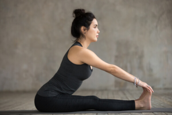 Postura del yoga para la ansiedad